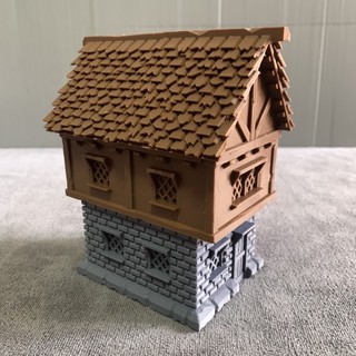 Cottage/Village Terrain for Tabletop Game/Boardgame