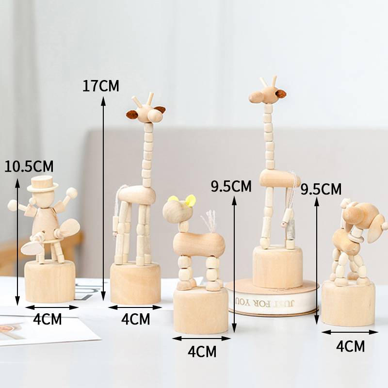 ส่งไว-หุ่นไม้จำลอง-ตุ๊กตาหุ่นไม้-โมเดลคน-ยีราฟ-หมาน้อย-สไตล์มินิมอล-โมเดลไม้-ของตกแต่งโต๊ะทำงาน-ของตกแต่งบ้าน