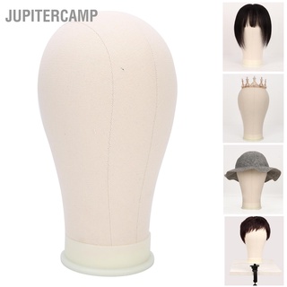 JUPITERCAMP Cork Canvas Block Wig Head Making Display Styling Practice Mannequin Model