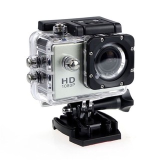 กล้องกันน้ำ สีเงิน Sport Camera Full HD 1080p จอ 2.0นิ้ว - sportcam