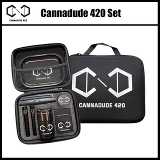 [ส่งฟรี] Cannadude420 Bag Set อุปกรณ์สายเขียว ครบเซ็ท มี Grinder SET ที่บด เครื่องบด กระปุกโหล ที่เก็บ และอื่นๆ ครบชุด