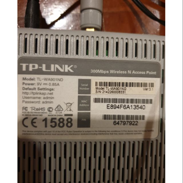ลด-80บ-โค้ด-enth119-access-point-tp-link-tl-wa901nd-wireless-n450-poe