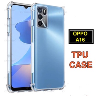 เคสมือถือOppo A16 กันรอย กันกระแทก TPU Case เคสโทรศัพท์ ออฟโป้ เคสใส เคสกันกระแทก Oppo A16 ส่งจากไทย
