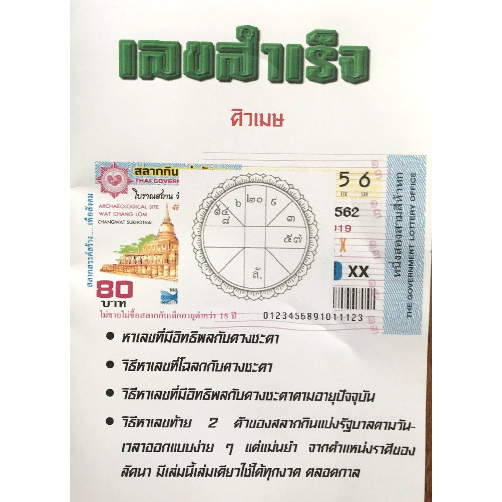 หนังสือโหราศาสตร์ : เลขสำเร็จ | Shopee Thailand