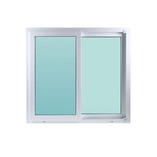 UPVC window HOFFEN 100X110CM WHITE S-S SLIDE WINDOW Sash window Door window หน้าต่าง UPVC หน้าต่างUPVC บานเลื่อน S-S มุ้