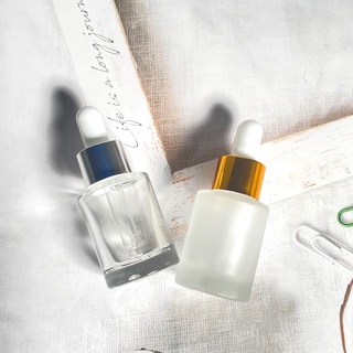 [GB-0063]ขวดแก้วดรอปเปอร์สีขุ่น (คอตัด)10ml. ขวดเล็ก ขวดบีบหยด dropper Bottles ขวดเซรั่ม ขวดน้ำหอม ขวดน้ำมันหอมระเหย ขวดใส่เซรั่ม ขวดทดลอง