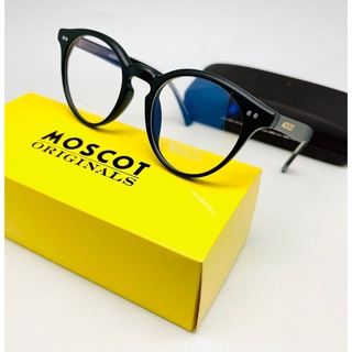 แว่นตากันแดด UNISEX moscot METTER BLACK สําหรับผู้ชาย และผู้หญิง