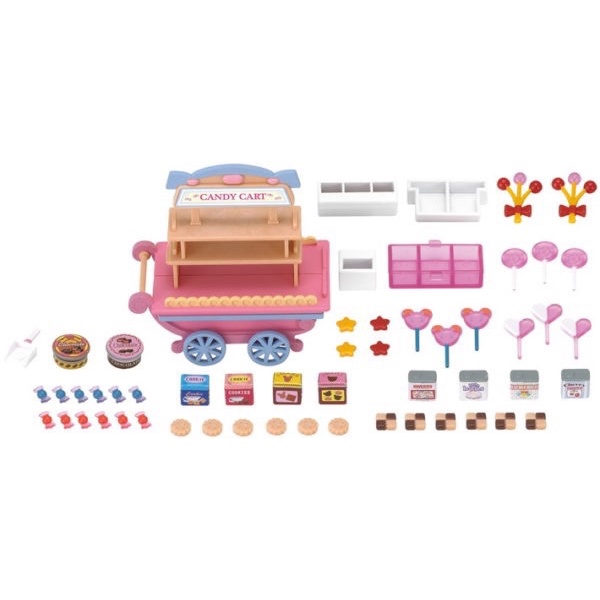 sylvanian-families-candy-cart-ซิลวาเนียน-แฟมิลี่-รถเข็นขายลูกอม-ใหญ่