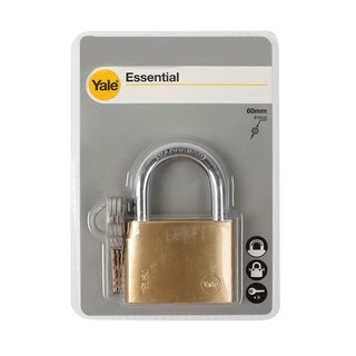 YALE กุญแจคอสั้น 60 มม. รุ่น YE60 ทำจากทองเหลืองแท้ที่มีคุณภาพดี ไม่เป็นสนิม ใช้งานง่ายเพิ่มความปลอดภัยของคนในบ้าน มีควา
