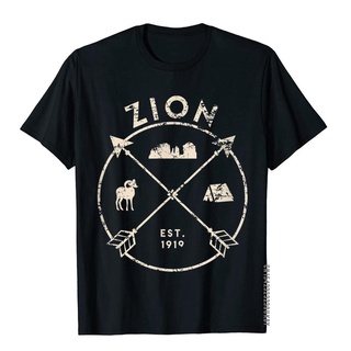 เสื้อยืดโอเวอร์ไซส์เสื้อยืด ผ้าฝ้าย พิมพ์ลาย Zion National Park เหมาะกับของขวัญ สไตล์สตรีท สําหรับผู้ชายS-4XL