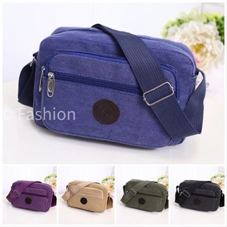 ภาพขนาดย่อของภาพหน้าปกสินค้า(ใส่โค้ดลดเพิ่ม MMS15BAG) Fashion handbag กระเป๋าผ้า กระเป๋าสะพายข้างผ้าไนล่อนช่องเยอะสุดคุ้มBU-658 จากร้าน lh231415 บน Shopee