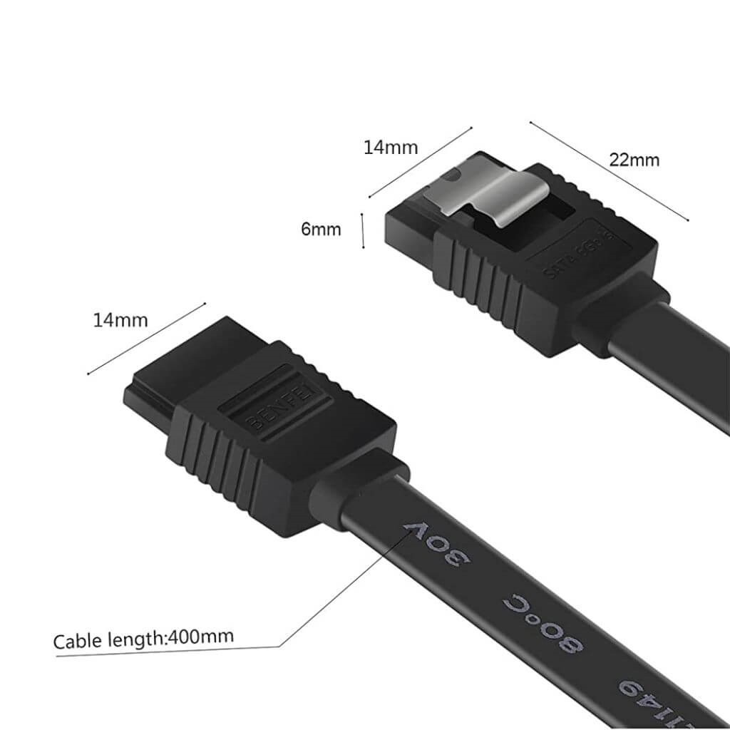 สาย-sata3-0-สีดำ-ยาว-40cm-solid-state-hard-disk-serial-data-cable-flexible-sata-hard-disk-fast-transmission-cable