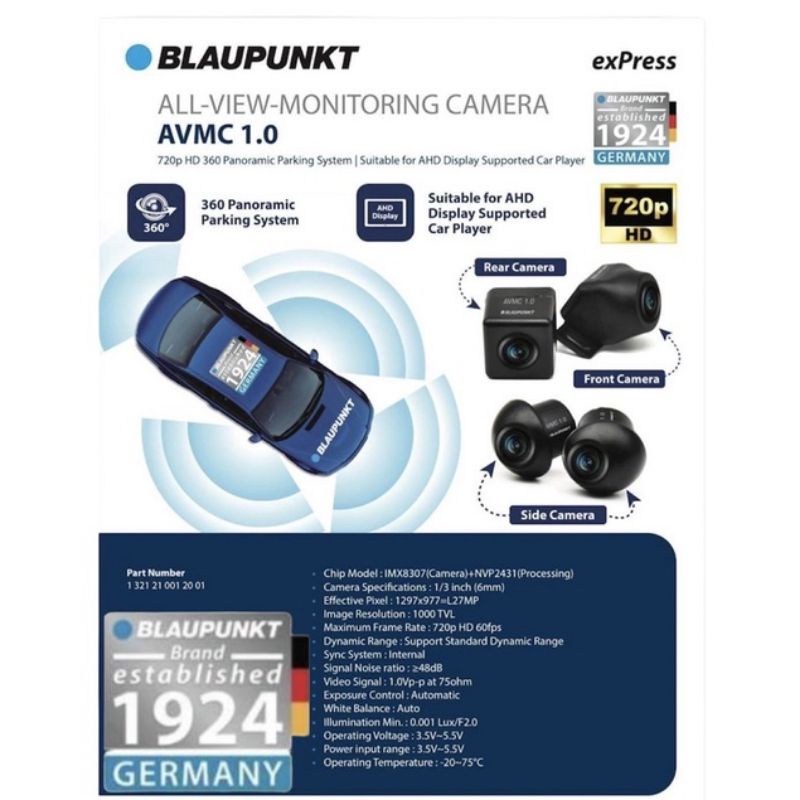 กล้องรอบคัน-360-องศา-blaupunkt-avmc-1-0-ใช้งานร่วมกับจอแอนดรอย์-android-รองรับระบบกล้องรอบคัน-ของแท้บริษัท