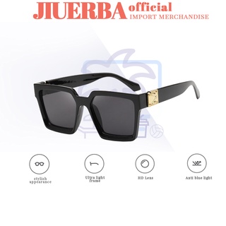 ภาพหน้าปกสินค้า(JIUERBA) COD แว่นตากันแดดแฟชั่น ทรงสวย ระบายอากาศ ป้องกัน UV400 สําหรับผู้ชาย ผู้หญิง
 ที่เกี่ยวข้อง