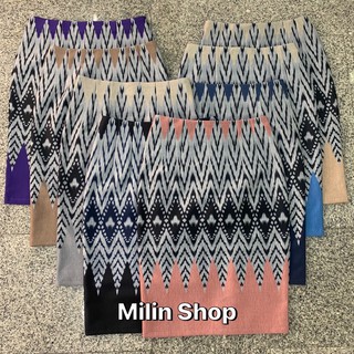 สินค้า Milin Shop กระโปรงลายไทย กระโปรงทำงาน ทรงสอบ