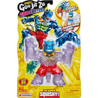 Heroes of Goo Jit Zu Goo Shifters Tyro Hero Pack. Super Stretchy, Super Squishy Goo Filled Toy with a Unique Goo Transformation Heroes of Goo Jit Zu Goo Shifters Tyro Hero Pack. ของเล่นบีบสกุชชี่ รูปห่าน แบบยืดหยุ่นพิเศษ