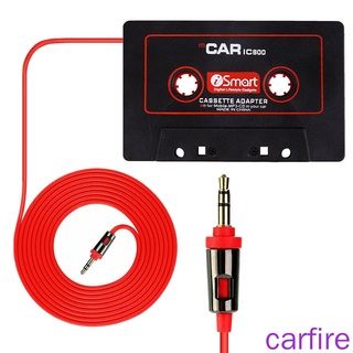 [Carfire] อะแดปเตอร์เชื่อมต่อเทปคาสเซ็ต 3.5 มม. Aux สําหรับเครื่องเล่น Cd Mp3