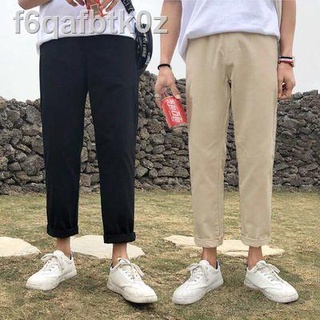 [28-40]กางเกงขากว้างผู้ชายหลวมสไตล์เกาหลีกางเกงแฟชั่นกางเกงกางเกงลำลอง trousers