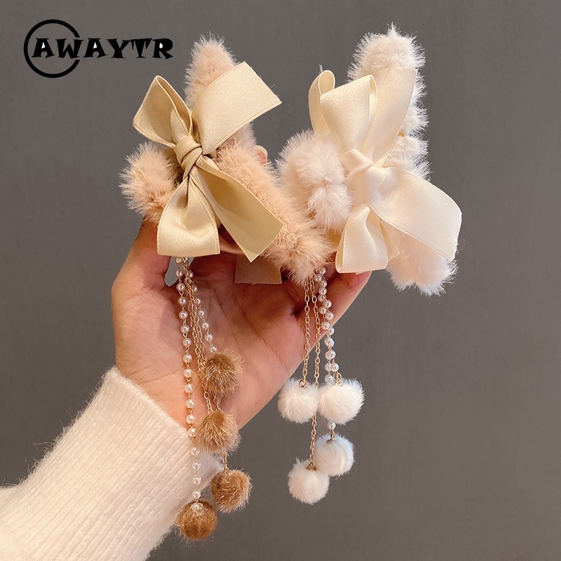 awaytr-new-fashion-hairclip-plush-bow-hair-clip-ladies-grasping-clip-hair-clip-new-headwear-hair-accessories