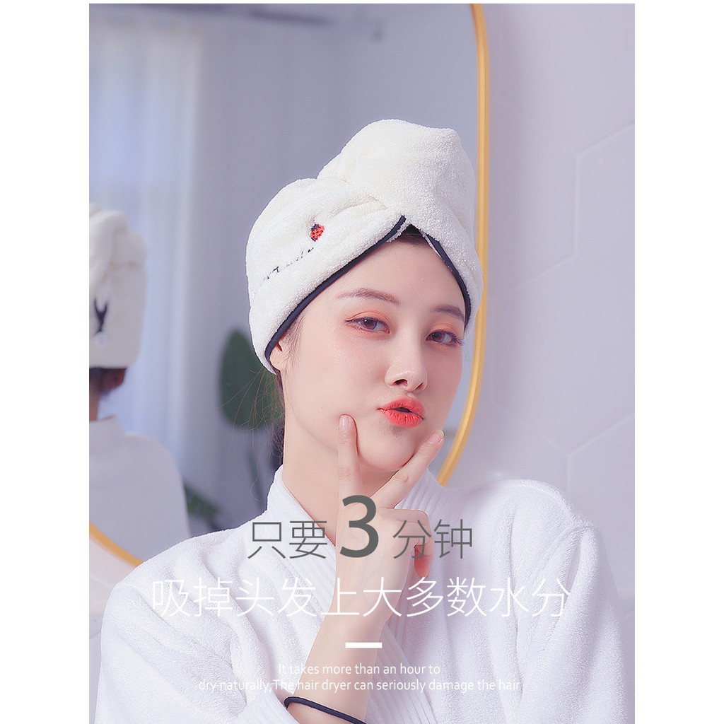 ผ้าเช็ดผมนาโน-ซับน้ำดี-ผ้าคลุมผม-พร้อมส่งจากในไทย