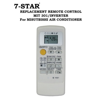 รีโมตควบคุมเครื่องปรับอากาศ MP07A สําหรับ Mitsubishi Inverter (สําหรับ Mitsubishi Starmex Aircon Remote, MH08B, MP07A)