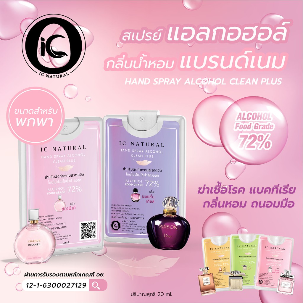 drop-สเปรย์การ์ด-20ml-แบบพกพากลิ่นน้ำหอมแบรนด์เนม-ราคาส่งจากโรงงาน