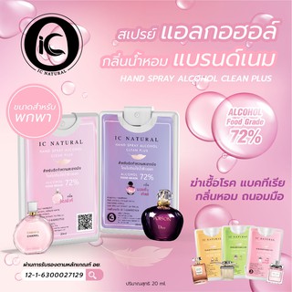 (drop)สเปรย์การ์ด 20ml. แบบพกพากลิ่นน้ำหอมแบรนด์เนม ราคาส่งจากโรงงาน