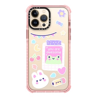 Casetify You are Awesome by BeckyCas 13 Pro Max  Ultra Impact Case  Color: ClearPink [13PMสินค้าพร้อมส่ง]