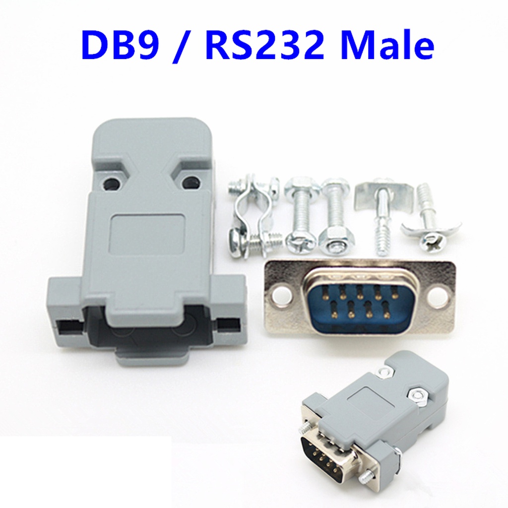 ภาพหน้าปกสินค้าหัวต่อ RS232 DB9 serial port RS232