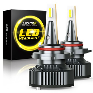 Auxito ไฟหน้ารถยนต์ LED 9005 9006 9012 H11 H4 H7 H11 H13 90W 15000LM 6500K สว่างมาก 2 ชิ้น