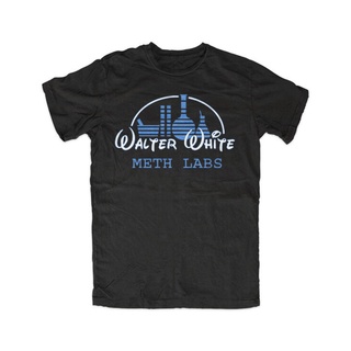 เสื้อยืด พิมพ์ลาย Walther Meth Labs Herren Chwarz Breaking Bad Crystal Meth Los Pollos สําหรับผู้ชาย