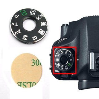สินค้า Dial mode แหวนปรับโหมด ฝาครอบปุ่มหมุนโหมด สำหรับ Canon EOS 6D