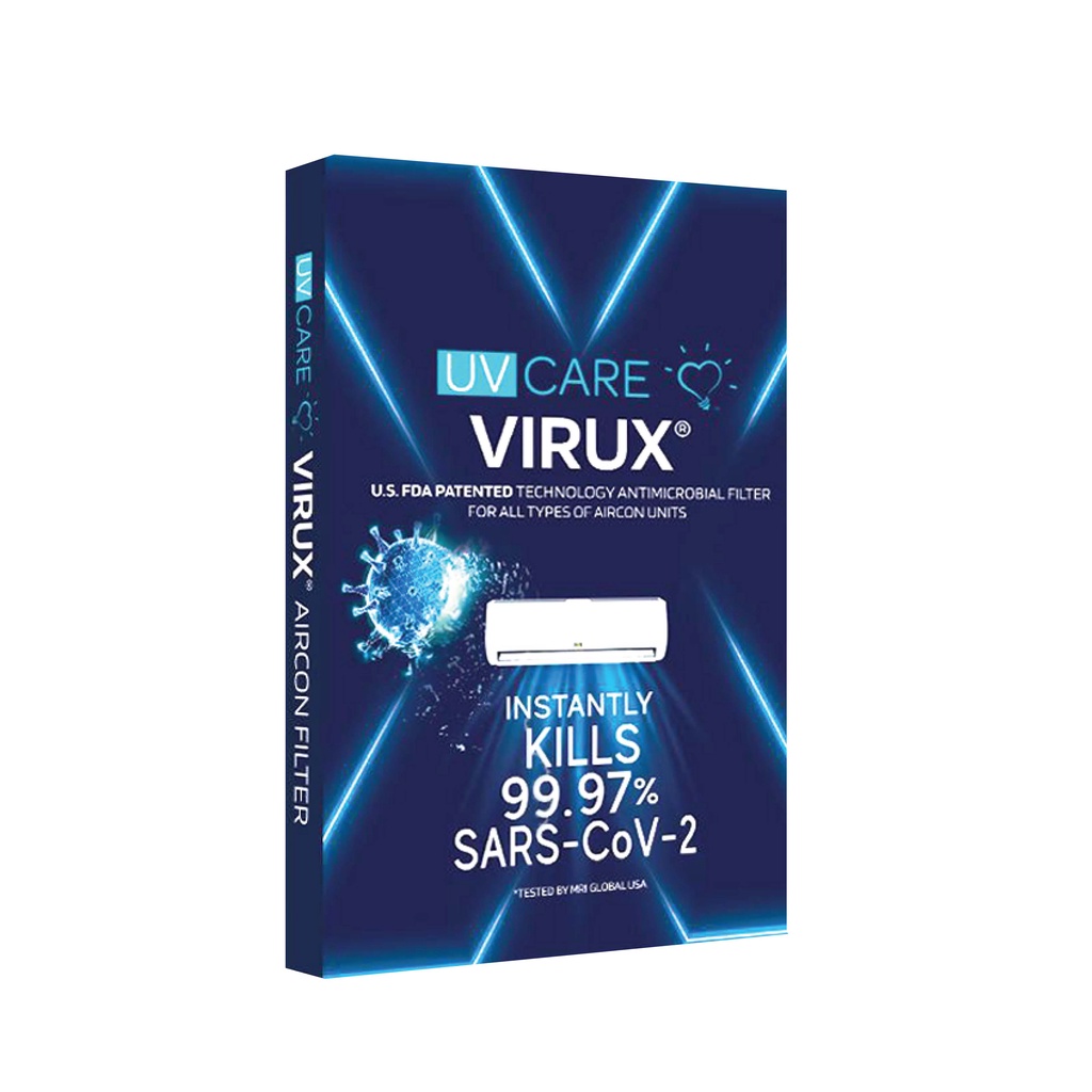 uv-care-virux-aircon-filter-แผ่นกรองอากาศที่ฆ่าเชื้อโรคได้