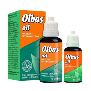 🌟พร้อมส่ง🌟 น้ำมันหอมระเหยลดอาการคัดจมูก Olbas Inhalant Decongestant Oil