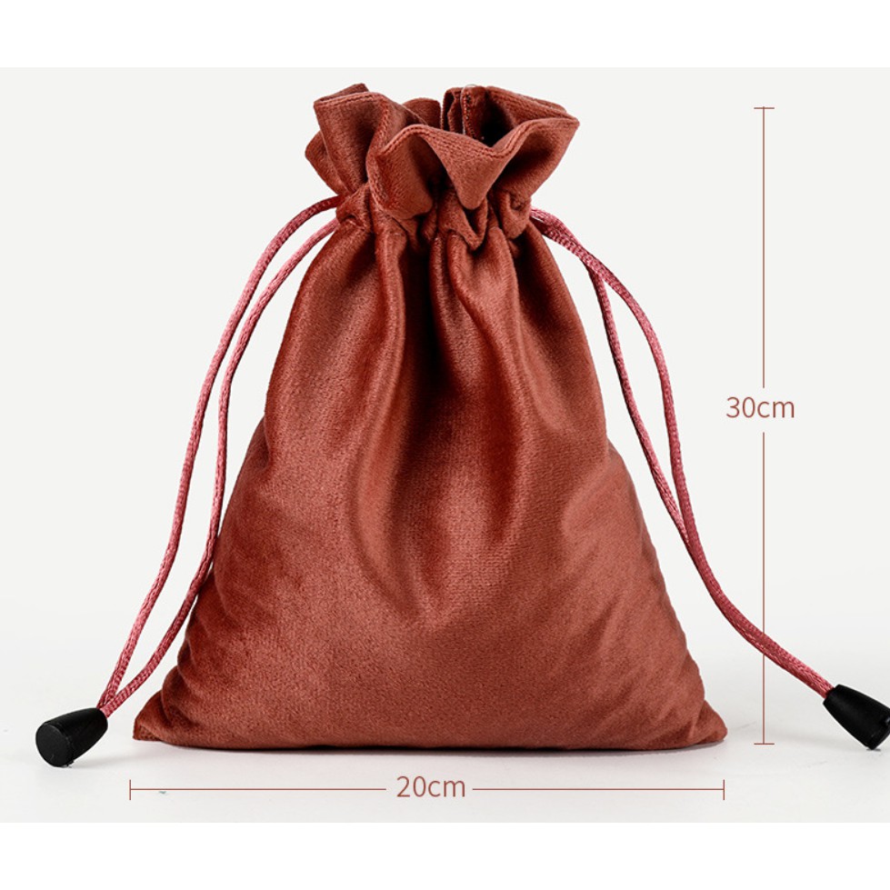 diy-ถุงผ้า-ถุงหูรูด-ผ้ากำมะหยี่อ่อน-กระเป๋าผ้าขนาดเล็ก-กระเป๋าน้ำหอม-เครื่องสำอาง