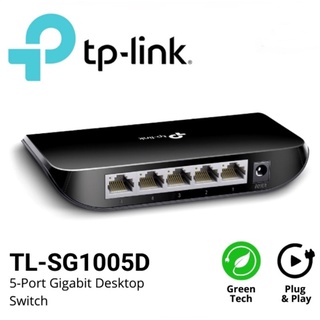 รูปภาพขนาดย่อของSWITCH (สวิตซ์) TP-LINK 5 PORTS (TL-SG1005D) GIGABIT PORT 10/100/1000Mbpsลองเช็คราคา