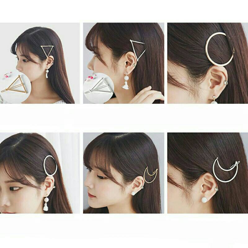 พร้อมส่ง-ราคาส่งสำเพ็ง-กิ๊บติดผมสไตน์เกาหลี-กิ๊บเลขาคณิต-เรียบหรู-สาวเกาหลีนิยมใช้