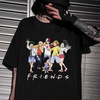 เสื้อยืดพิมพ์ลาย เสื้อยืดแขนสั้น พิมพ์ลาย My Hero Academia Friends Shoto Todoroki Katsuki Bakugou Deku สํา&lt;2022&gt;