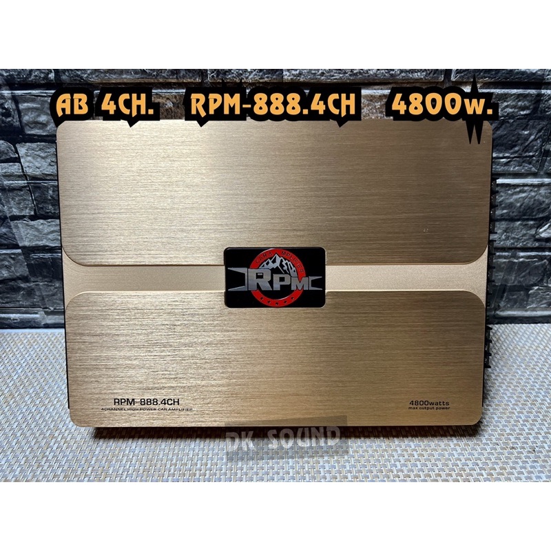 เพาเวอร์ขับเสียงกลาง-ab-4ch-เสียงดี-แรงๆ-รุ่น-rpm-888-4ch-4800w-เพาเวอร์ขับเสียงกลาง-เครื่องเสียงรถยนต์-เพาเวอร์แอมป์