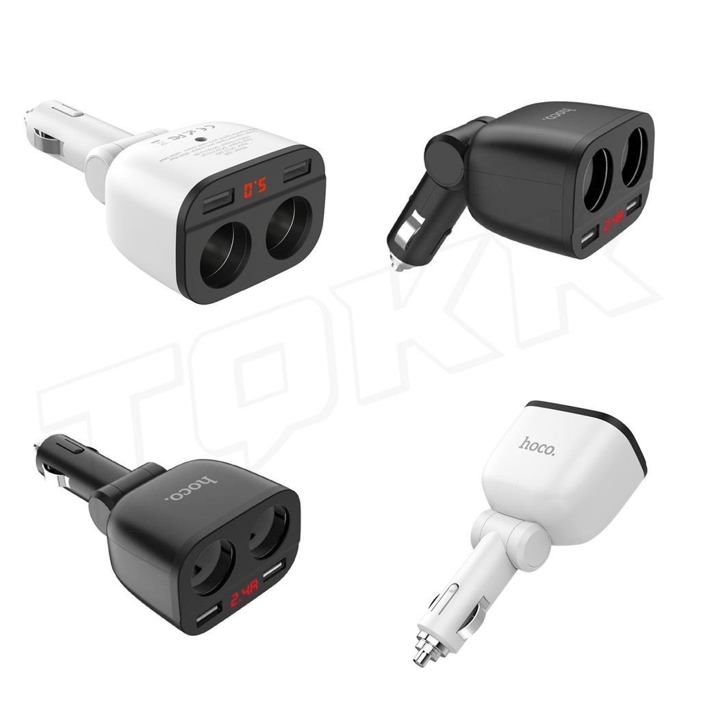 ภาพสินค้าHoco Z28 ที่ชาร์จในรถ 3.1A ที่ชาร์จเสียบที่จุดบุหรี่ Power Ocean In-Car Charger With Digital Display มีช่องเสียบ 2USB จากร้าน jr_gadget บน Shopee ภาพที่ 3