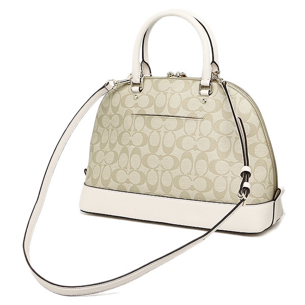 6684 COACH Large Sierra Satchel CHALK (F37233)