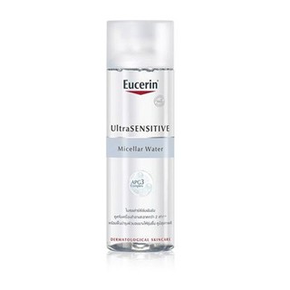 (1ชิ้น)Eucerin Ultrasensitive Micellar Water 400ml. ยูเซอรีน อัลตร้า เซ็นซิทีฟ ไมเซลล่าร์ วอเทอร์ 400มล.