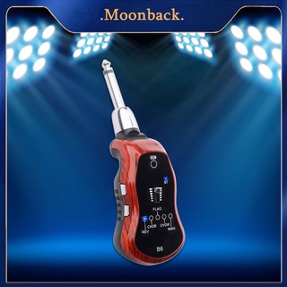 Moon_Guitar Headphone Amp 5 Sound Effects Modes Plastic Multi-function Bluetooth Amplifier for Electric Guitar