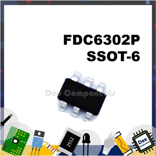 FDC6302  MOSFET  SSOT-6  1.5  - 4.5  V -55°C ~ 150°C  FDC6302P onsemi / Fairchild 7-1-1