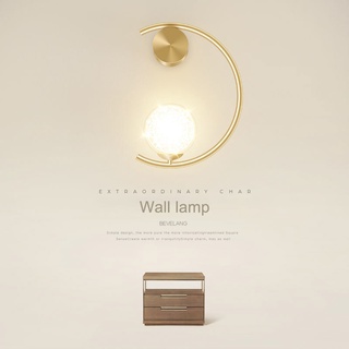 Cimi โคมไฟข้างเตียง โมเดิร์น เรียบง่าย สร้างสรรค์ บุคลิกภาพ ไฟหรูหรา ห้องนอน LED อบอุ่น