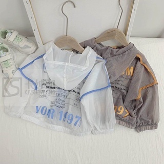 [Babycat] พร้อมส่ง เสื้อแจ็กเก็ตกันแดด น้ําหนักเบา ระบายอากาศ สไตล์เกาหลี ญี่ปุ่น ตะวันตก ฤดูร้อน สําหรับเด็กผู้ชาย ผู้หญิง 2022