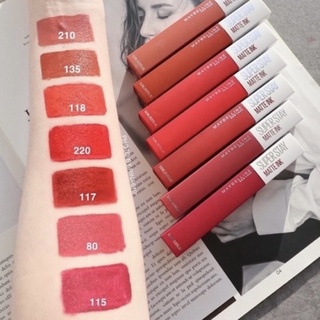 ภาพหน้าปกสินค้า🔥ของแท้100% Maybelline Superstay Matte Ink เมย์เบลลีน ซุปเปอร์สเตย์ แมท อิ้งค์ 5มล ที่เกี่ยวข้อง