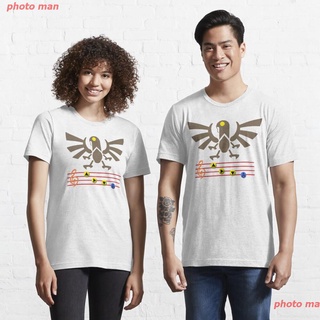 photo man เสื้อLegend of Zelda Legend of Zeldaเสื้อยืด เสื้อยืด Legend of Zelda tshirts Song of the Songbird Essential T