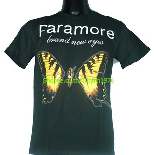 เสื้อยืดผ้าฝ้ายพรีเมี่ยมเสื้อวง Paramore เสื้อยืดแฟชั่นวงดนตรี เสื้อวินเทจ พาร์อะมอร์ PRM1379