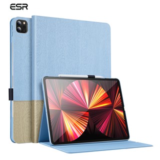 ภาพหน้าปกสินค้าEsr Urban Premium Folio เคส iPad Pro 11 12.9(2021) [รองรับ Apple Pencil 2 ชาร์จไร้สาย] การออกแบบปกหนังสือ ขาตั้งมองได้หลายมุม ตั้งหลับอัตโนมัติ / ปลุก สําหรับ iPad Pro ที่เกี่ยวข้อง